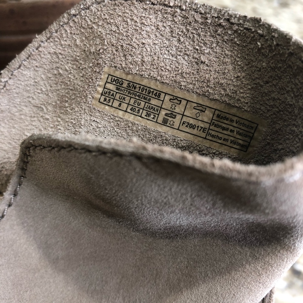 Ugg Australia Elora Leather Almond Toe Ankle Boots Sahara 9.5 - Picture 5 of 9